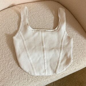 Aritzia Babaton Women's White Tank Top